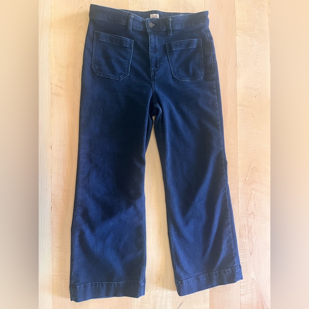 Faherty Stretch Terry Patch Pocket Ankle Pant